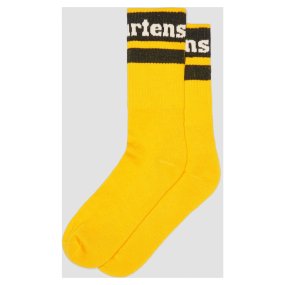 Носки унисекс Dr.Martens Athletic Logo Organic Cotton Blend AC838703 желтые