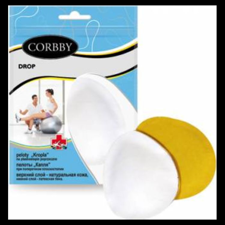 Пелоты Corbby Из Натуральной Кожи Ортопедическая Линия Drop Corb1191 Размер 35/37