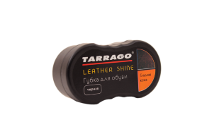 Губка для гладкой черной кожи (силикон) Tarrago