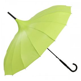 Зонт-трость VON LILIENFELD Cécile, lime metallic 90 см 5068 зеленый